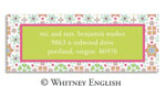 Whitney English Address Labels - Pink Gretchen (Holiday) (615203)